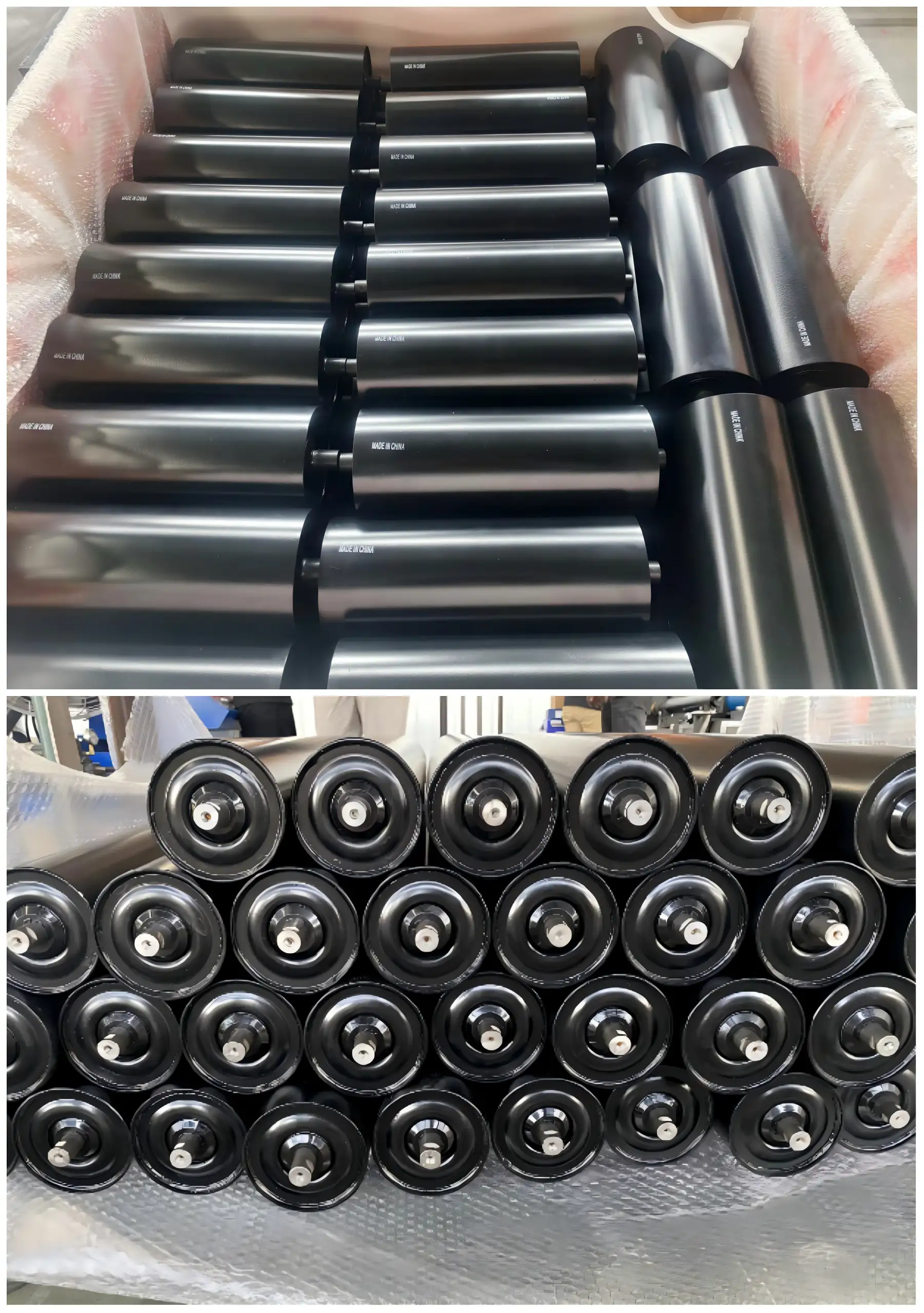 日本客户定制托辊 Customized Idlers for Japanese Customers