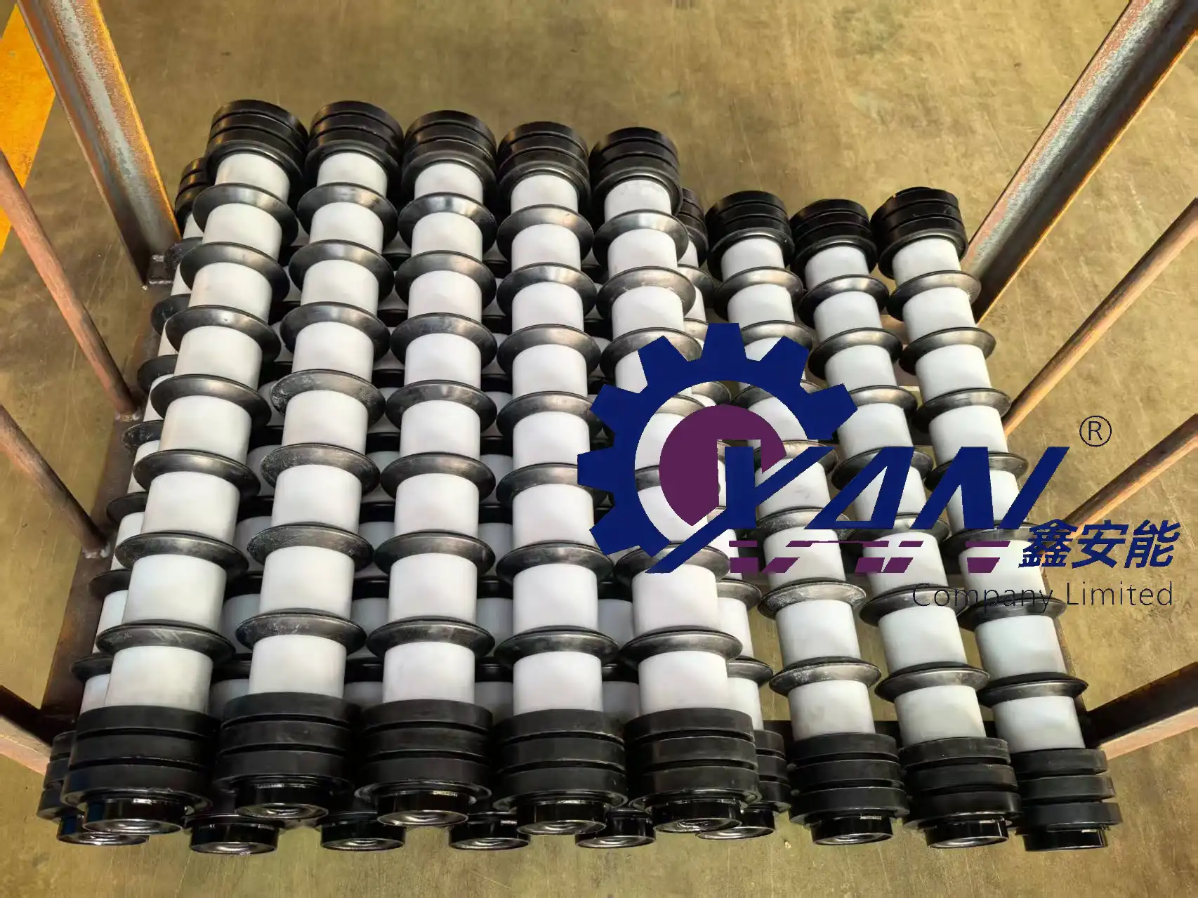 Customized Idler With Rubber Disc